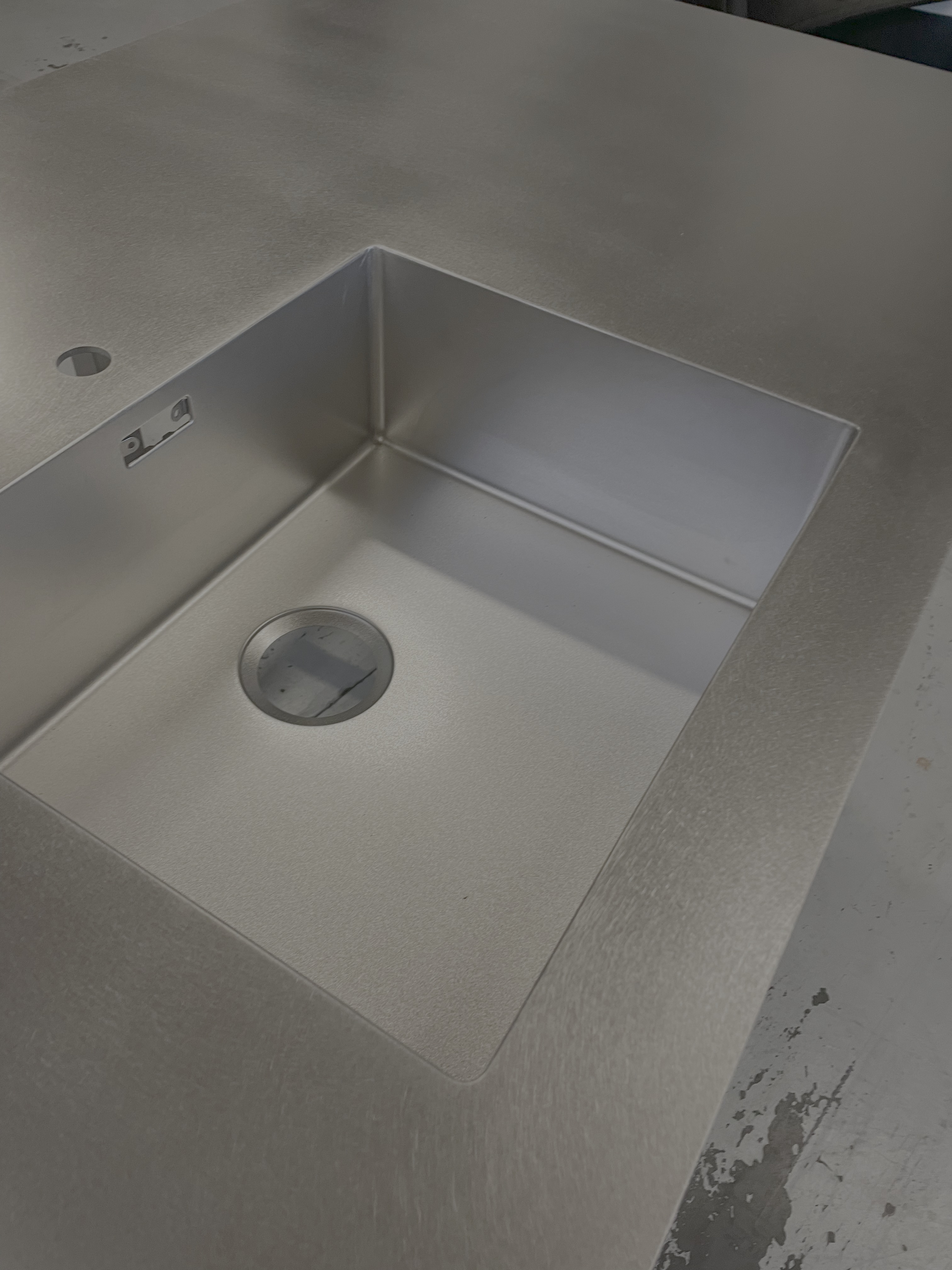 Stålbordplade – køkken 2